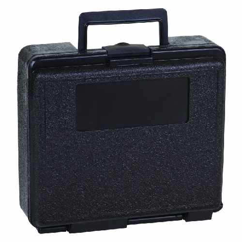 Portafolio Negro de Plástico Rígido 18.42 x 14.92 x 8.26 cm 50032 (Últimas Piezas)